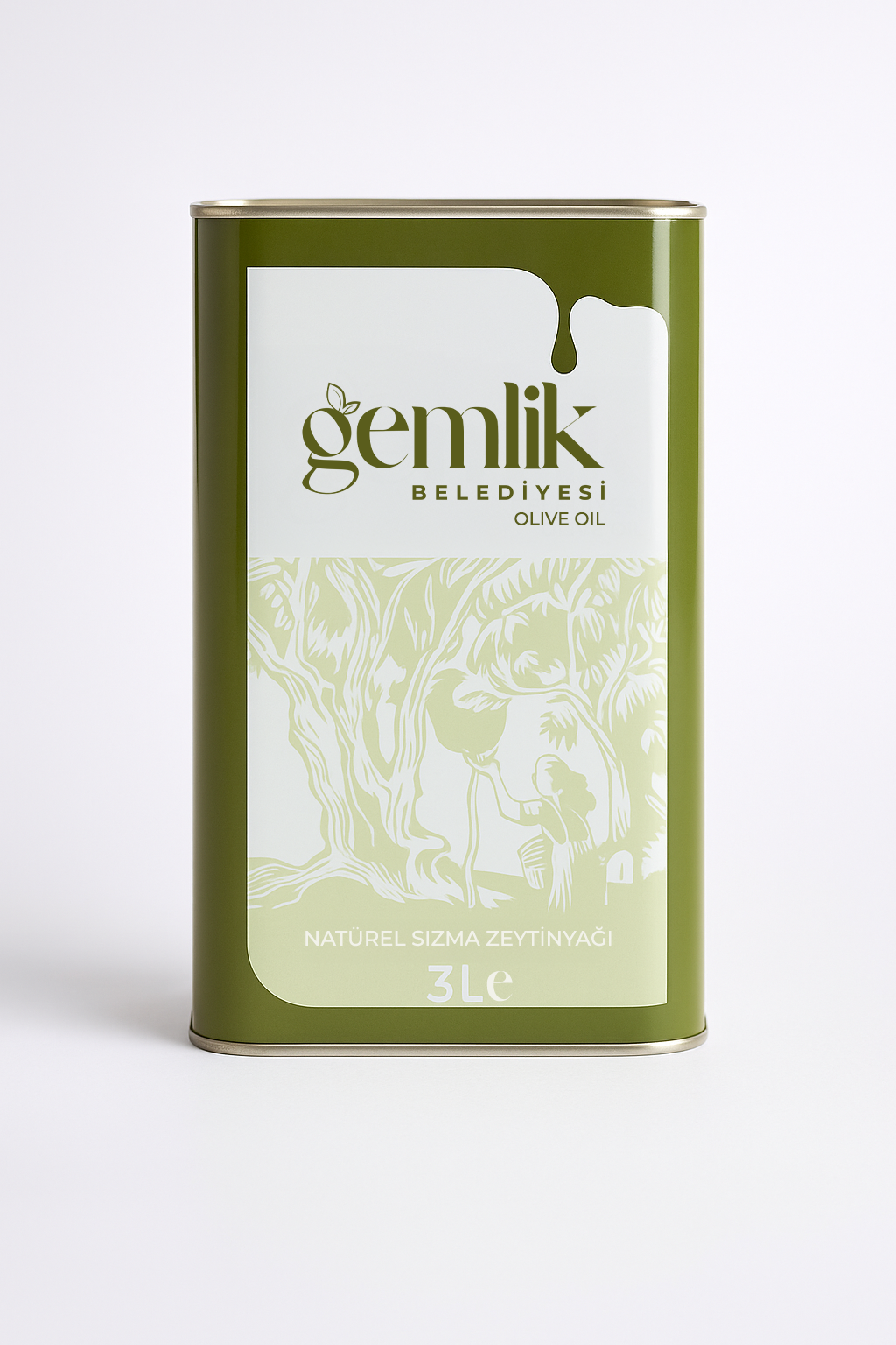 Gemtar Naturel Sızma Zeytinyağı 3 Lt